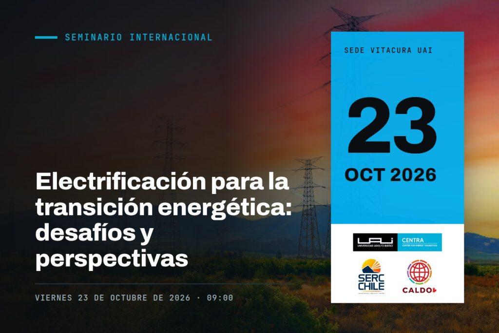 Seminario internacional Electrificación para la transición energética, 23 de octubre de 2026